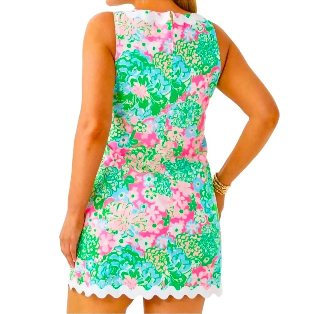 NEW LILLY PULITZER Romney Shift Romper in Multi Plumes In Bloom SIZE 2 NWOT - Picture 4 of 10